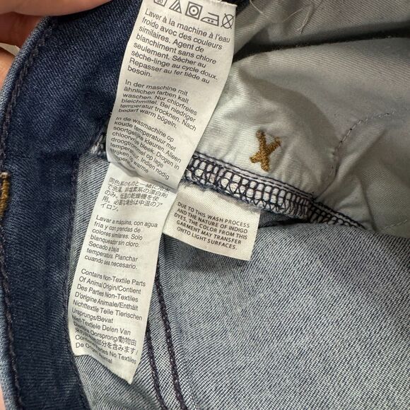Madewell Womens‎ Blue Skinny Jeans Size 28 Denim 10" High Rise Button Fly - Picture 11 of 13